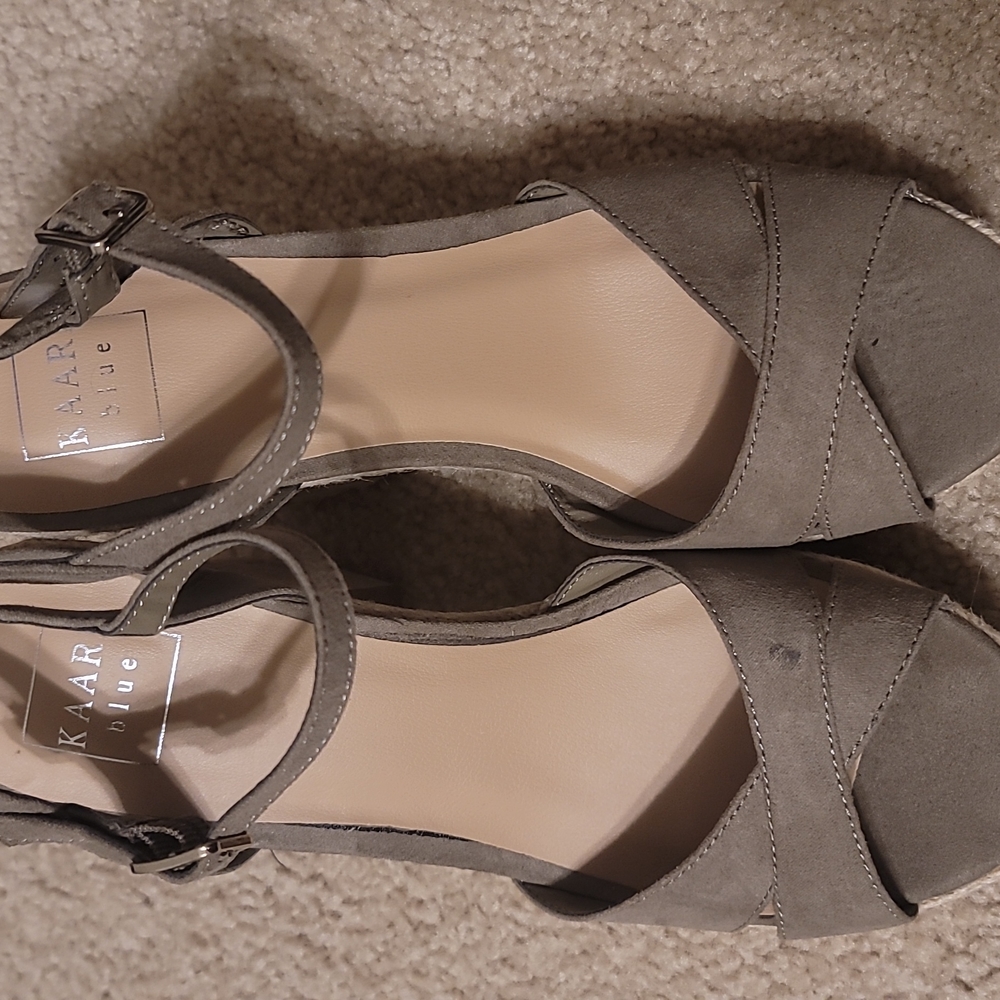 KAARI BLUE PLATFORM SHOES